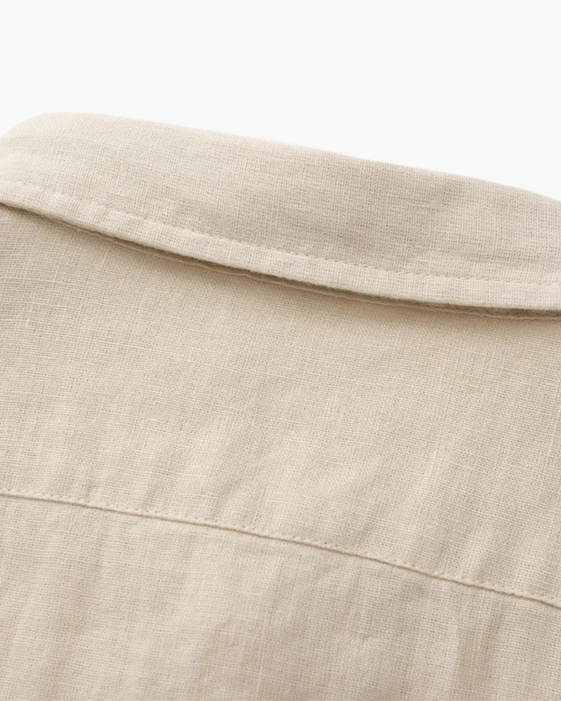 Rowe Classic Linen Shirt Long-sleeve