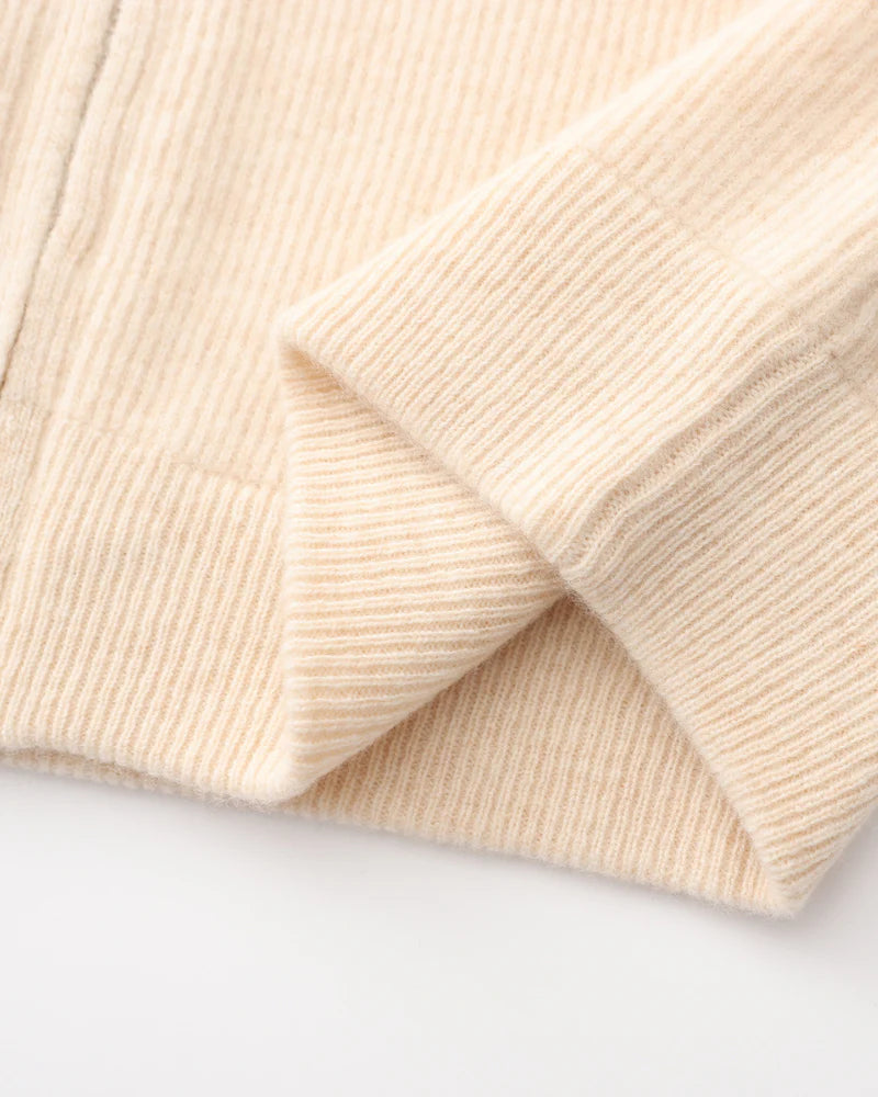 Rowe Cashmere Zip Cardigan