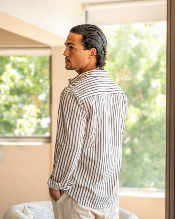 Rowe Fine Stripe Shirt
