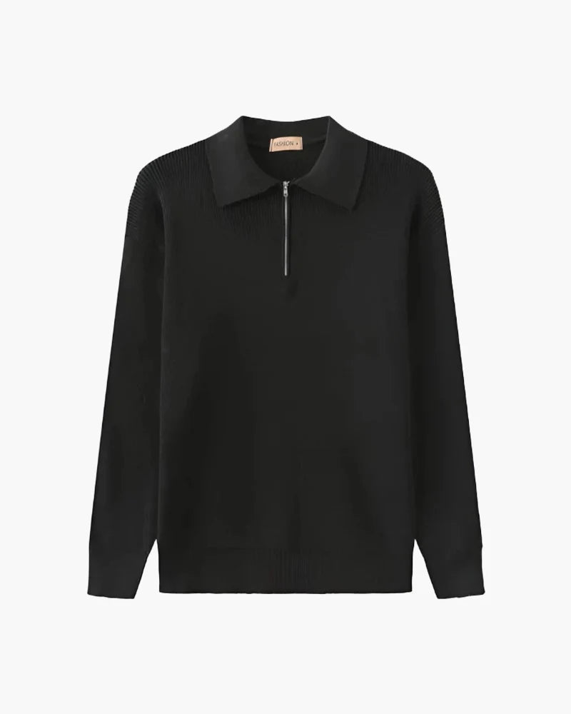 Chunky Knit Half-Zip
