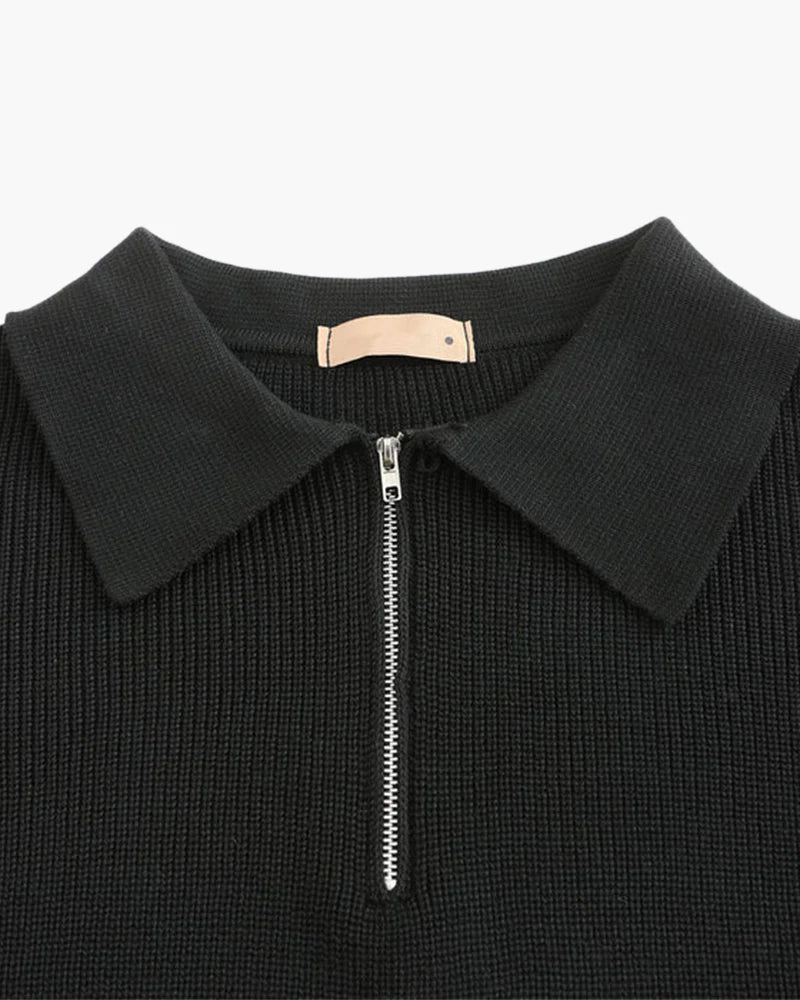 Chunky Knit Half-Zip