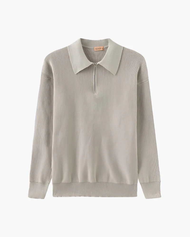 Chunky Knit Half-Zip
