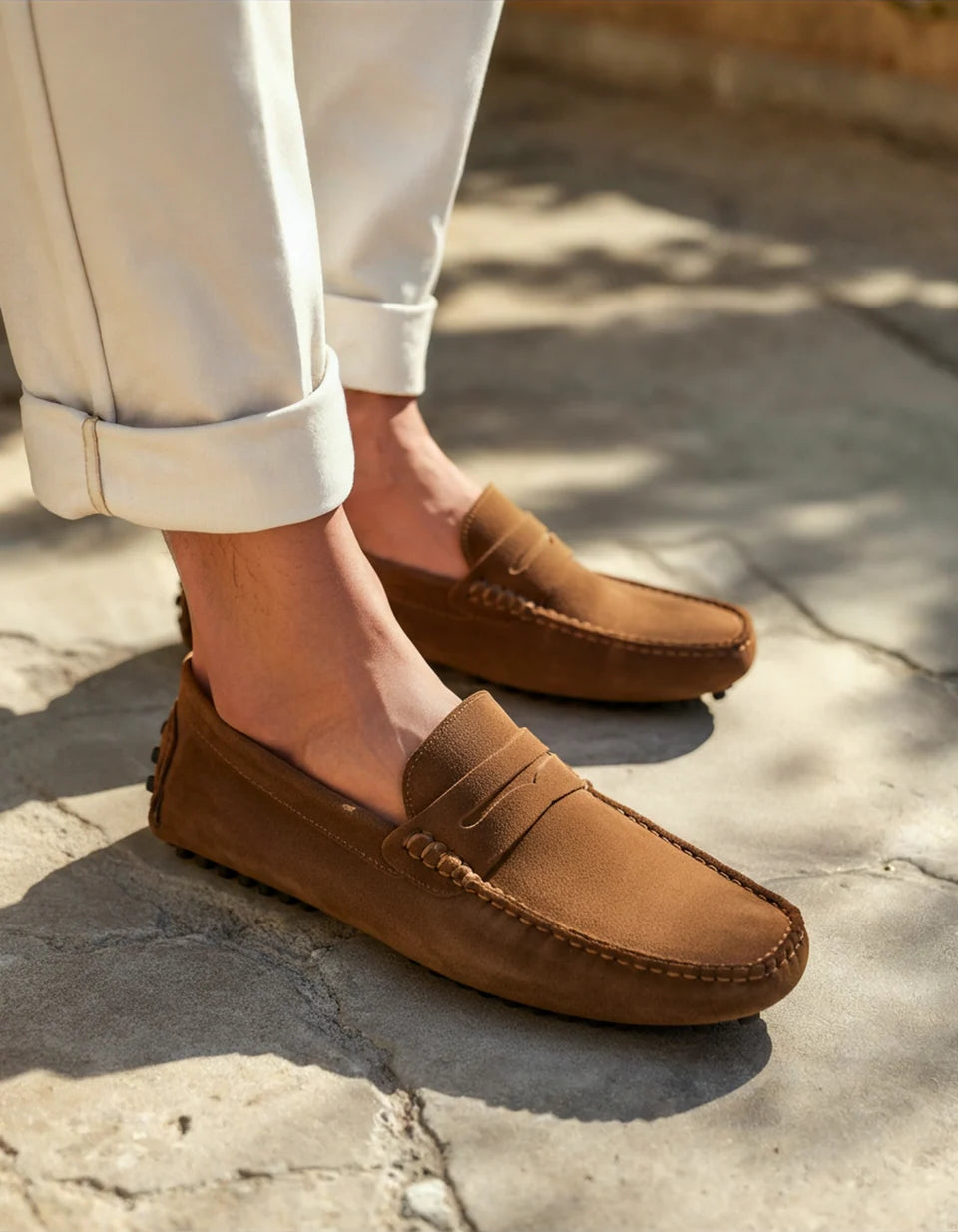 Rowe Classic Suede Driver Loafer