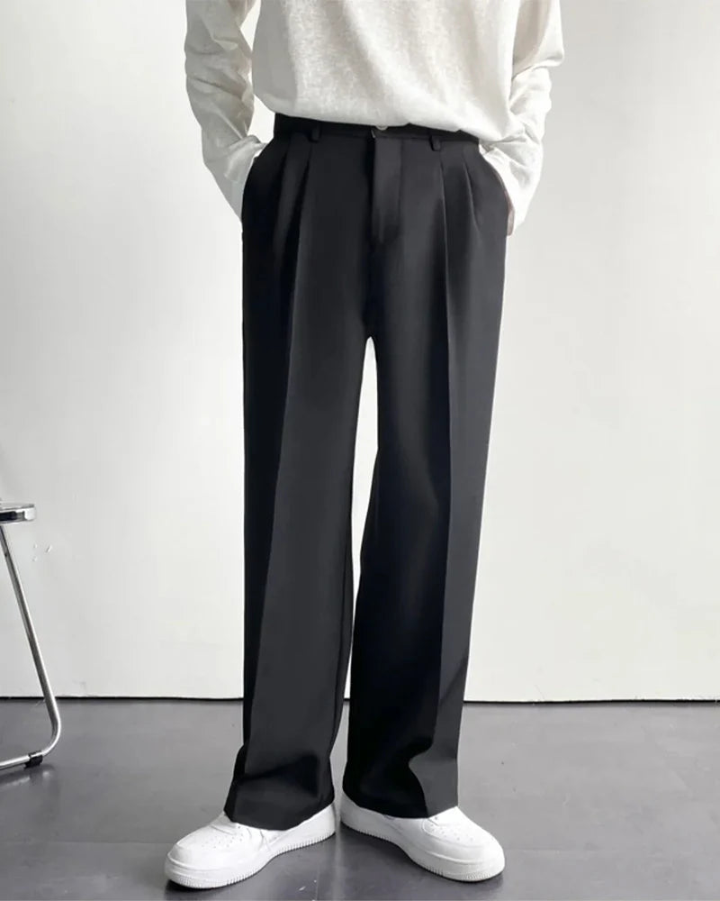 Rowe Wide Pleated Trouser